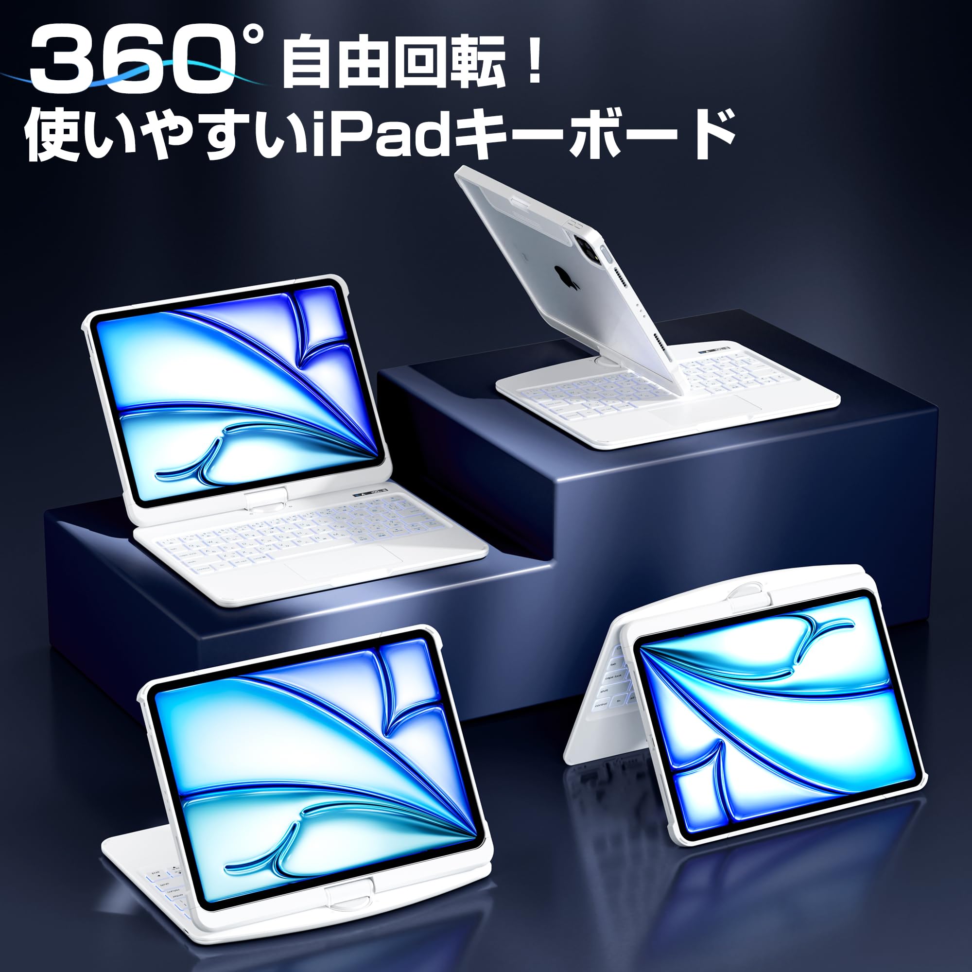 Amazon.co.jp: iFacemall ipad キーボード付きケース Pro 13インチ M5